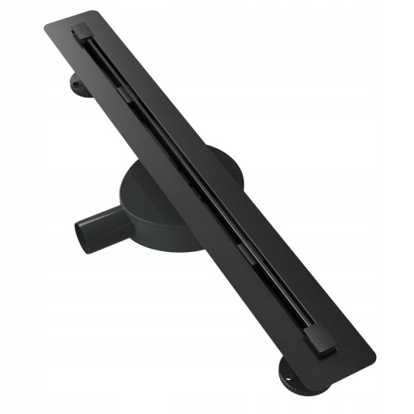 Odpływ liniowy pod płytkę 60 cm stal syfon Luno czarny