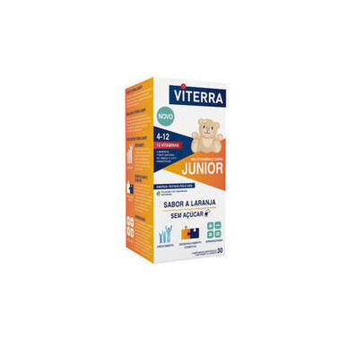 Viterra Monivitamiini Junior Appelsiini 30 tablettia 30 tablettia