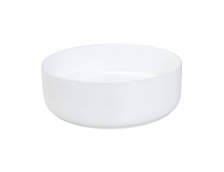 Umywalka nablatowa ceramiczna MAJA-GW Biały Połysk 36,5 cm