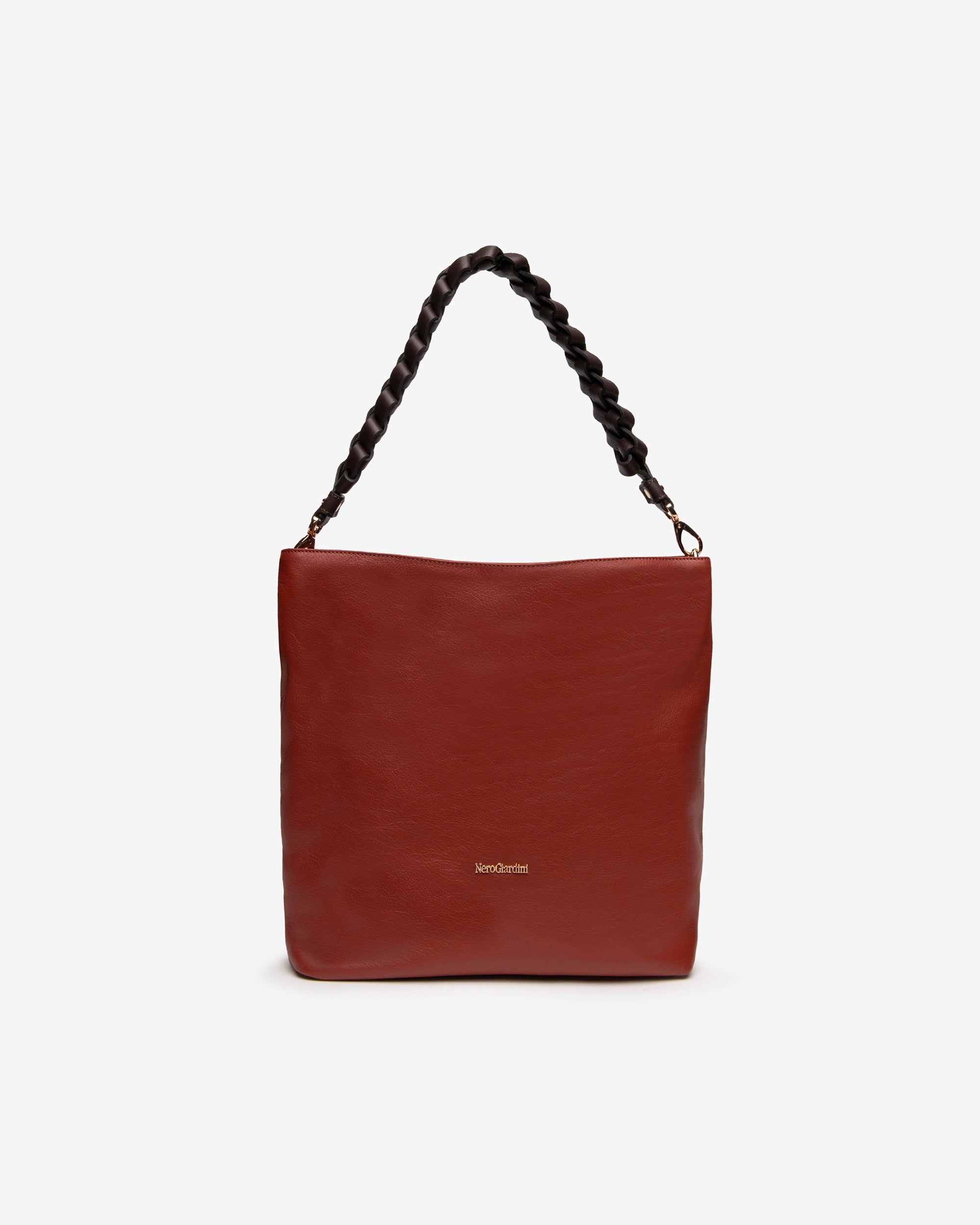  Damen-Schultertasche aus Leder