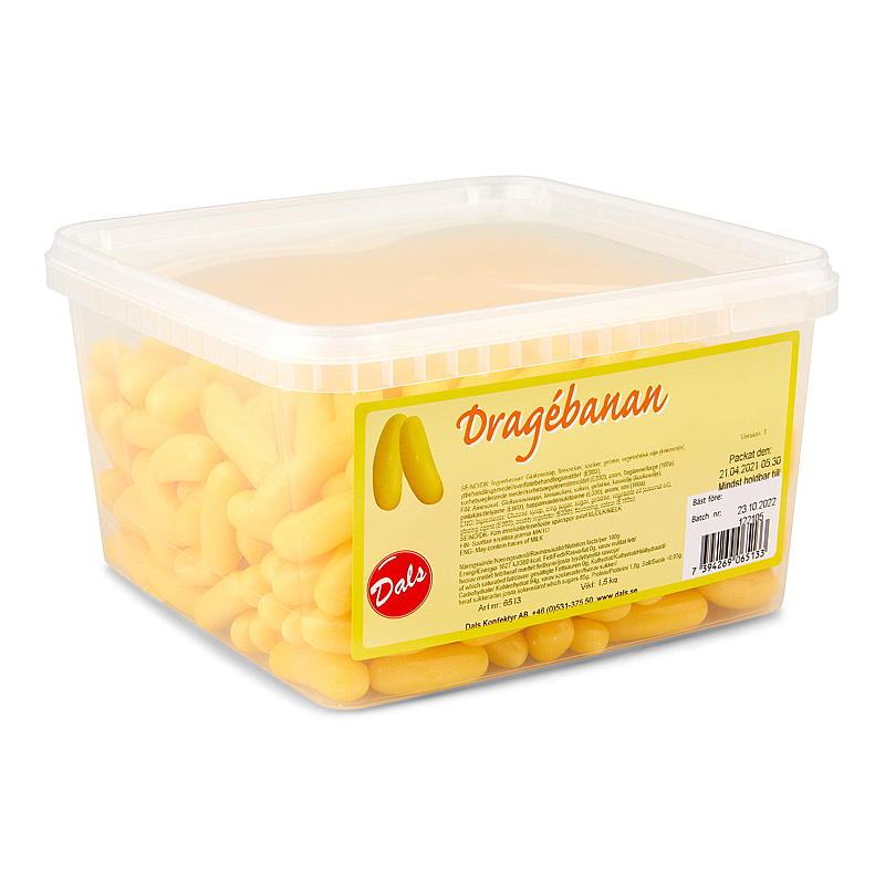 KnallGoodt Dragé banana 1,5 kg