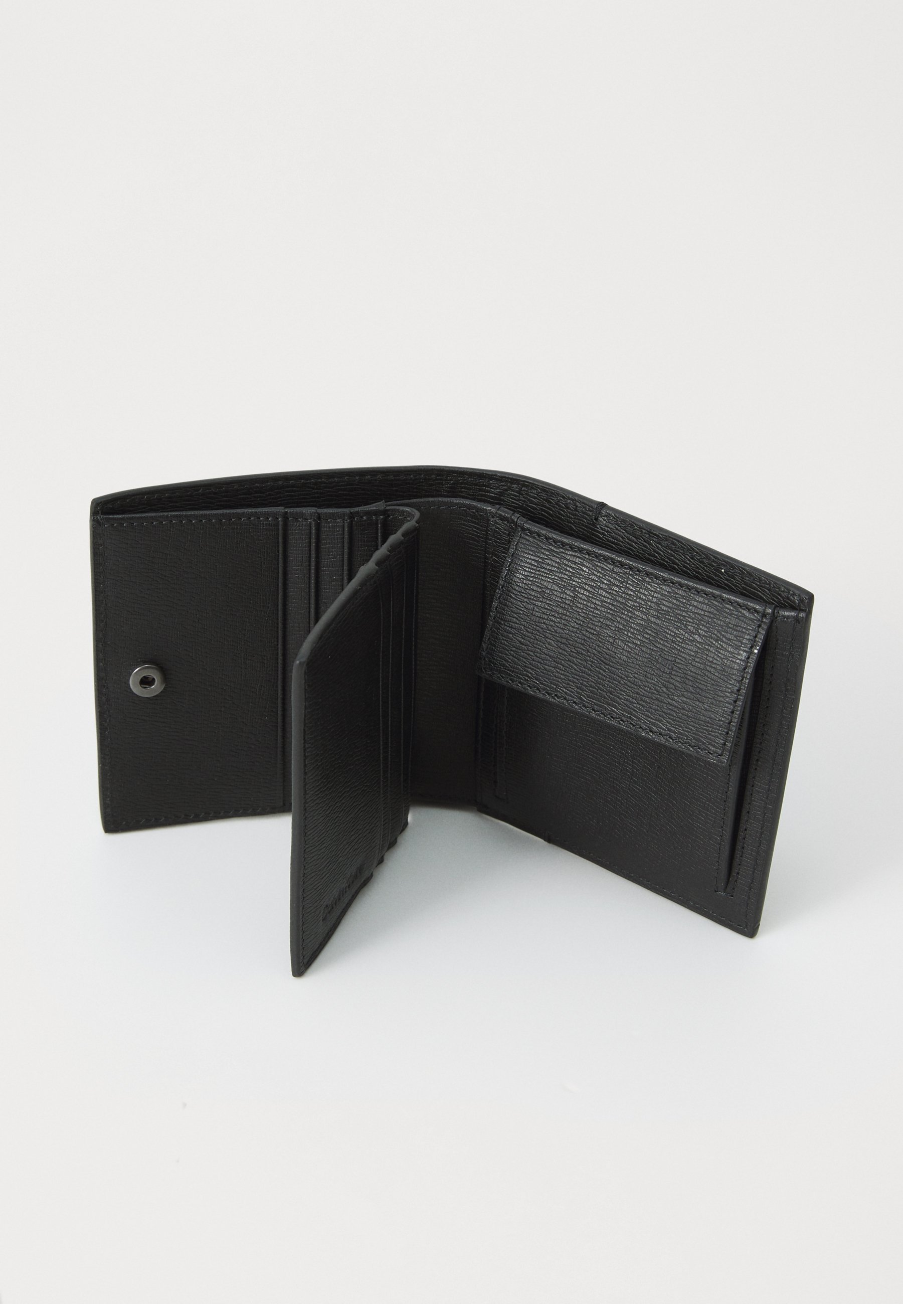 Calvin Klein LOGO HARDWARE - Portemonnee - zwart