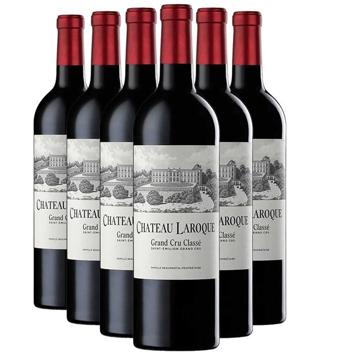 Château Laroque Saint-Emilion Grand Cru Demi-Bouteille 2014 - Vin Rouge de Bordeaux (6x37.5cl)