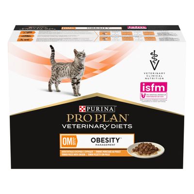 PURINA PRO PLAN Aliments Vétérinaires pour Chats - Gestion de l'Obésité - Poulet