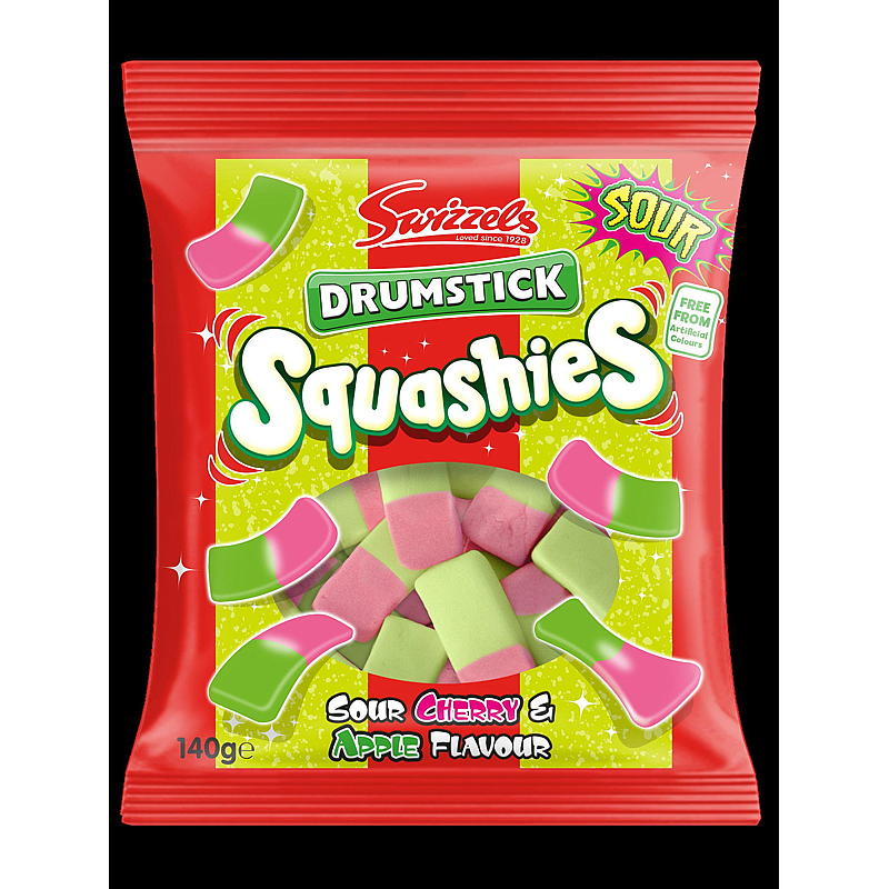 Swizzels Squash 140g cerise acidulée et pomme