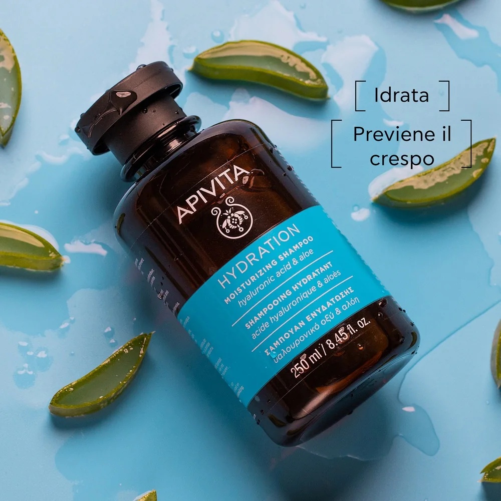 APIVITA Apivita Hydraterende shampoo met hyaluronzuur en aloë vera 250 ml Hydraterend