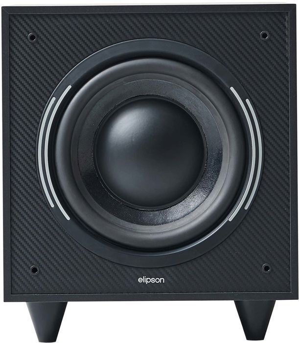Caisson de basses - Elipson - Horus 8S - Noir Carbone - 150 W RMS - Haut-parleur 20 cm
