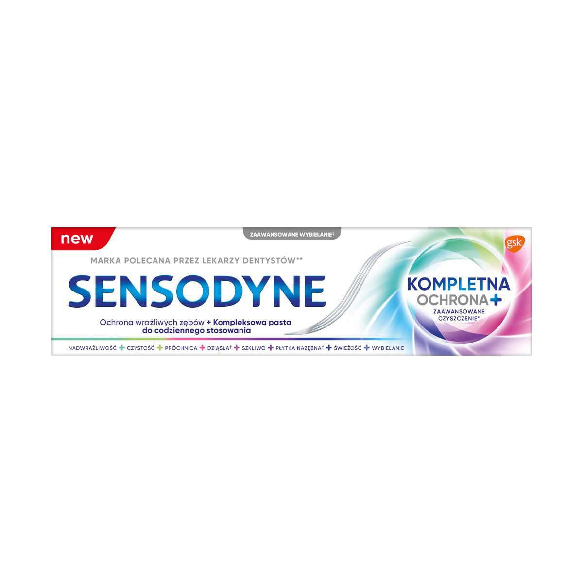 Sensodyne Complete Protect -valkaiseva hammasharja