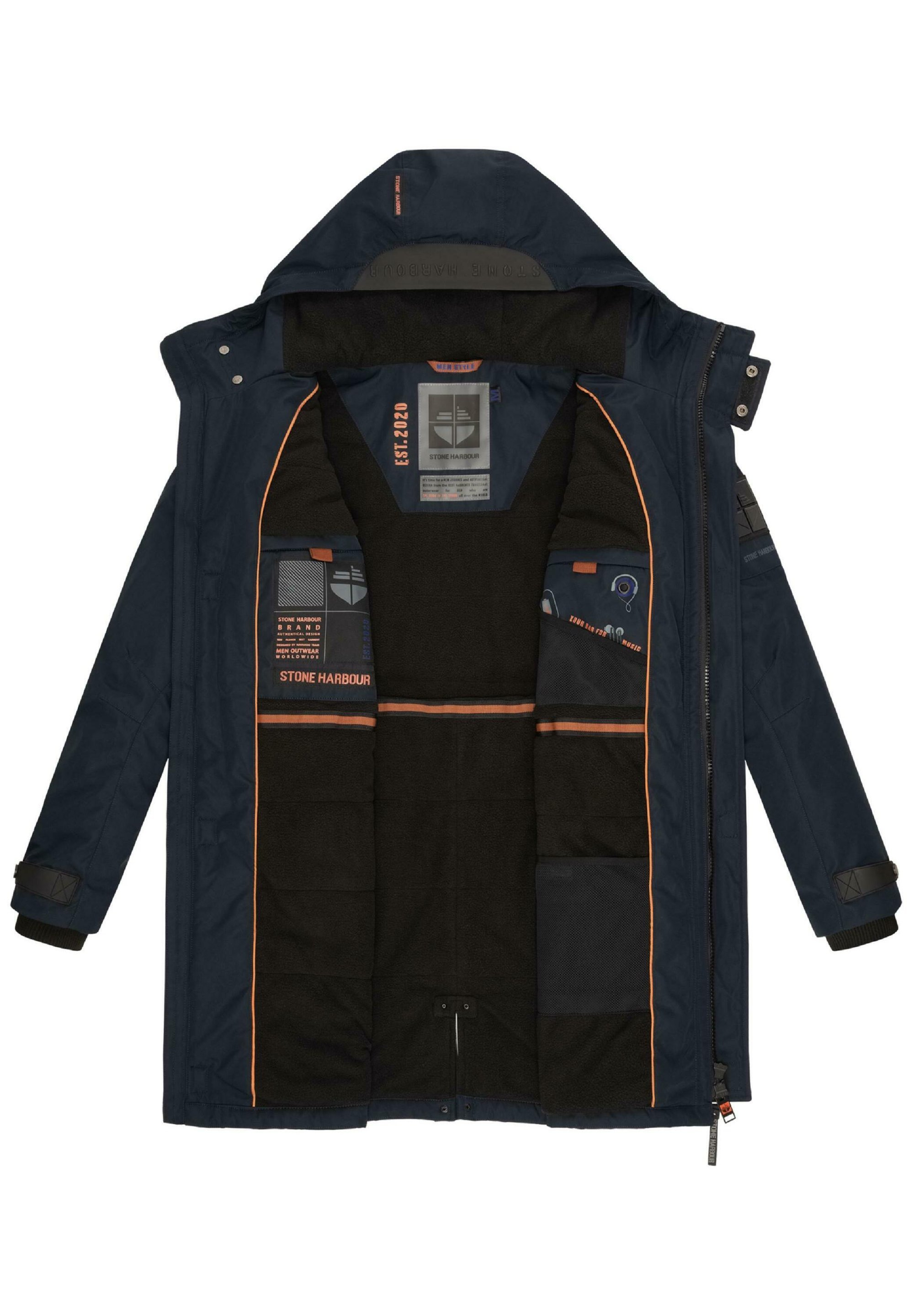 STONE HARBOUR LANZOO - Parka - bleu foncé