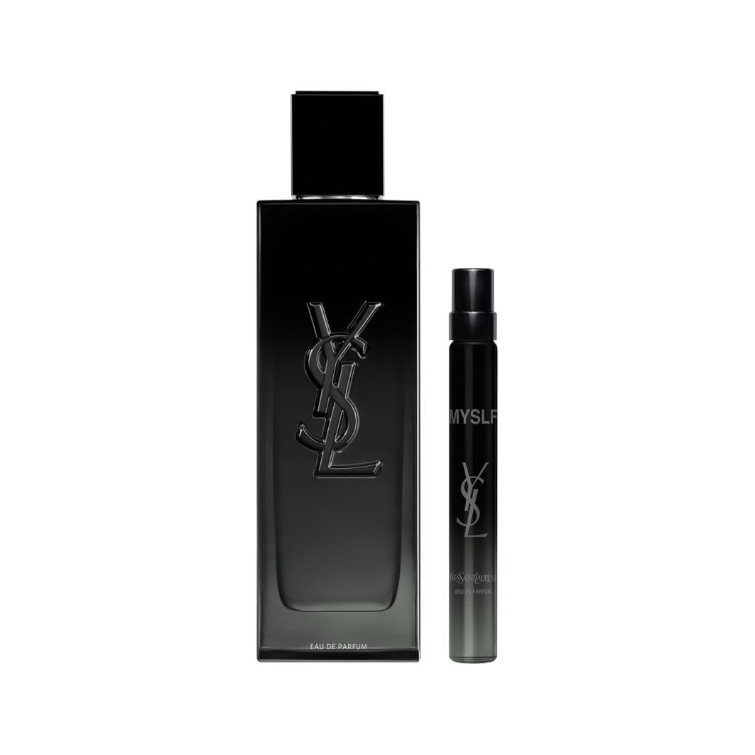 Yves Saint Laurent smaržu komplekts MYSLF parfimērijas ūdens 100 ml + 10 ml ceļojumu izsmidzināmais komplekts – 1 gab.
