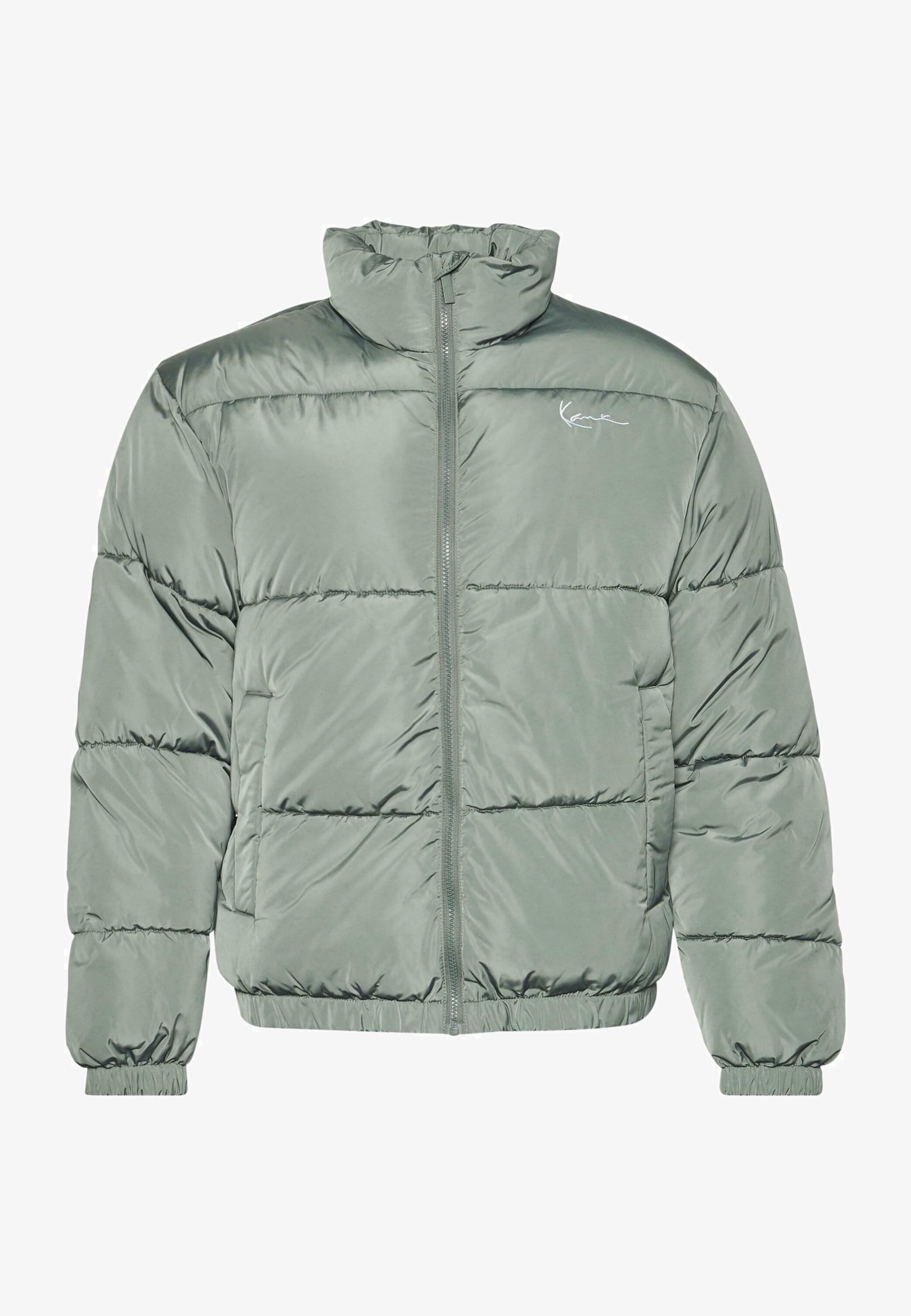 Karl Kani CHEST SIGNATURE PUFFER - Winterjacke - Staubgrün
