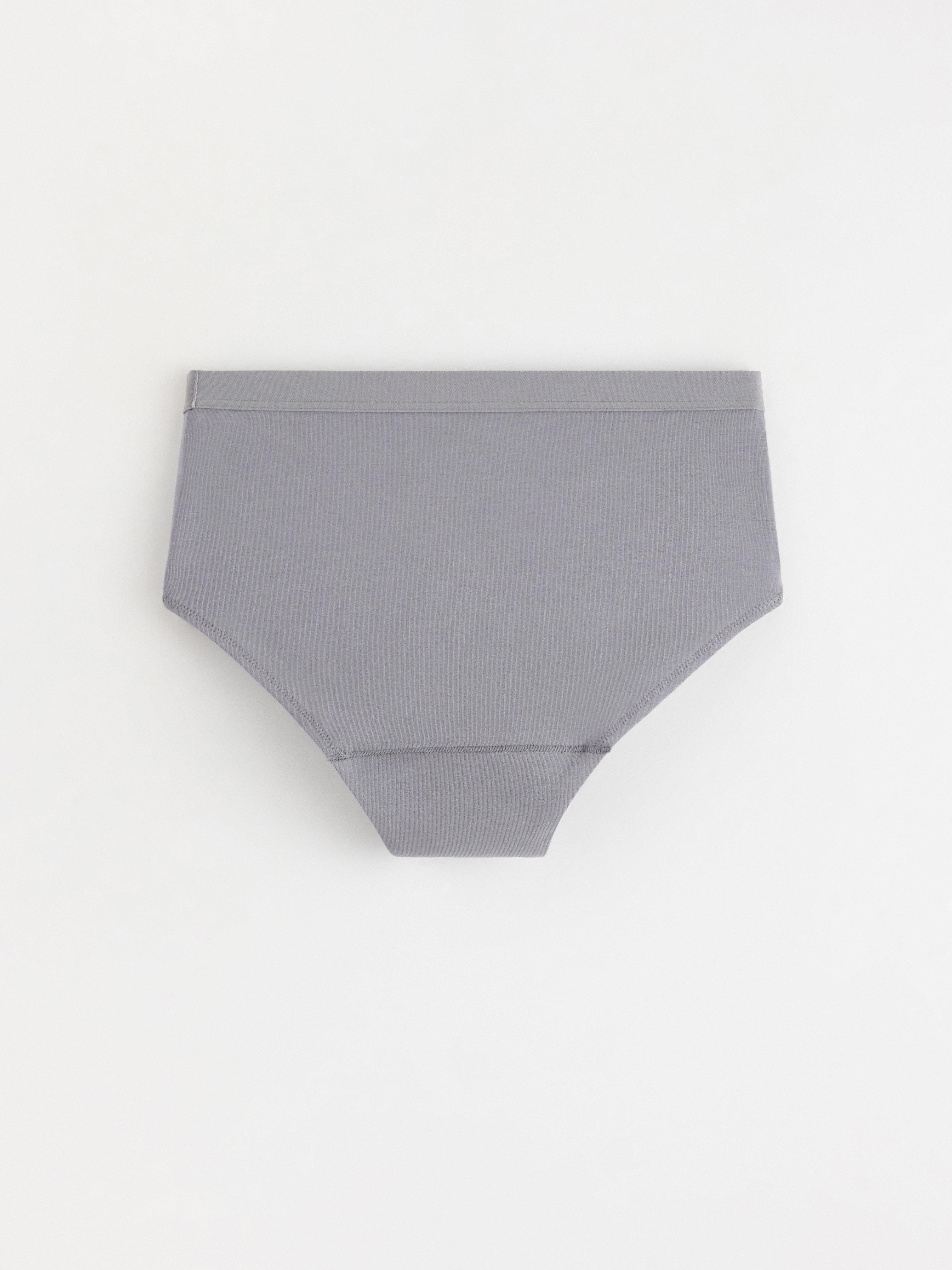 Calcinhas menstruais de alta absorção – modelo cintura baixa para adolescentes – Female Engineering Grey