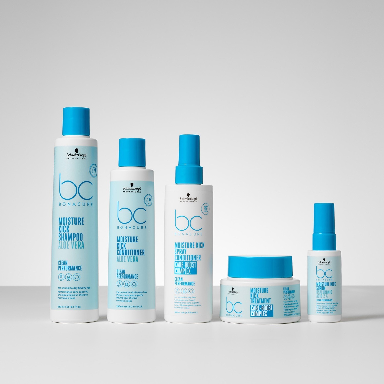 „Schwarzkopf Professional BC BONACURE Hyaluronic Moisture Kick“ nenuplaunamas kondicionierius, drėkinamasis purškiklis, 200 ml