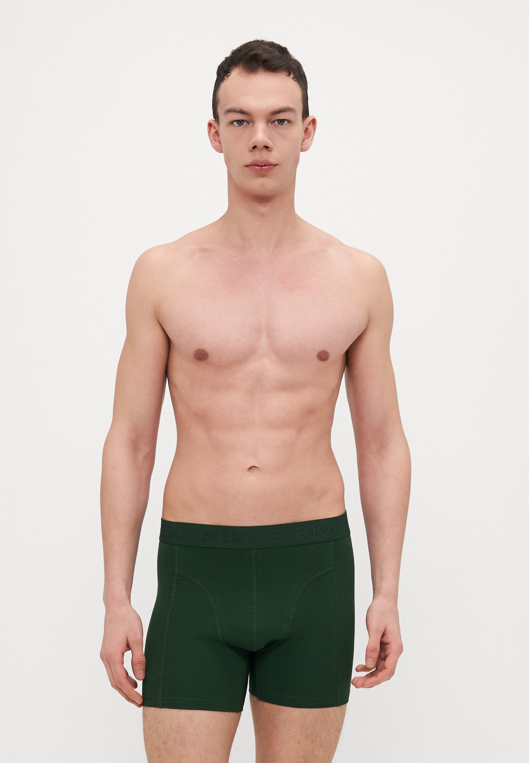 Björn Borg Confezione da 3 - Slip - verde scuro/nero