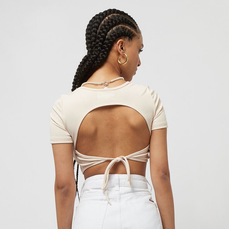 Rückenfreies Crop-Top