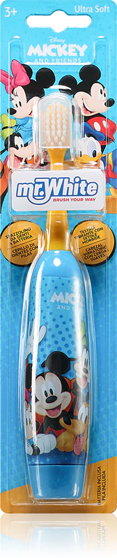 Disney Mickey & Friends Mr. White Ultra Soft tandenborstel op batterijen