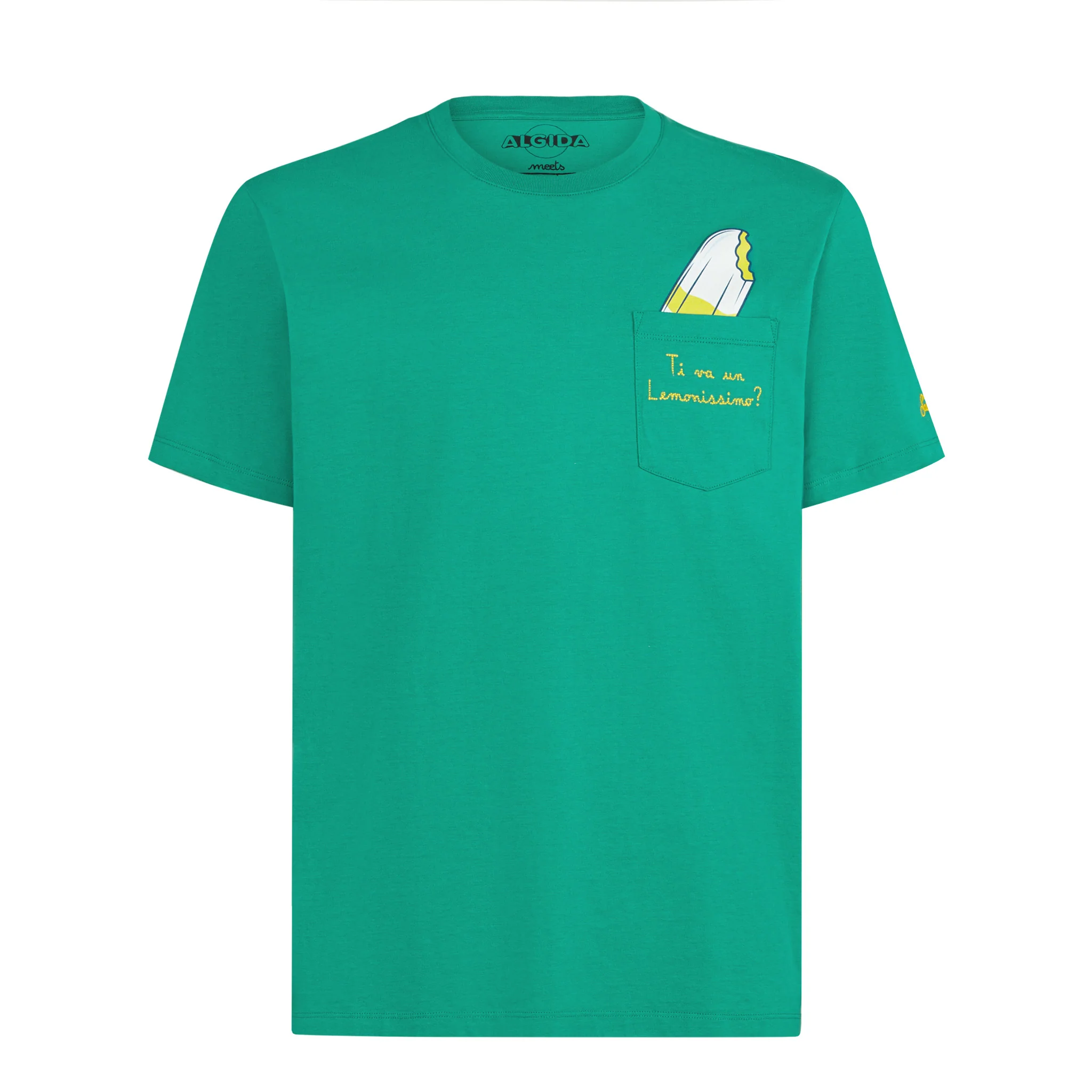 Katoenen T-shirt met borduurwerk: Zin in een Lemonissimo? | ALGIDA® EDITION
