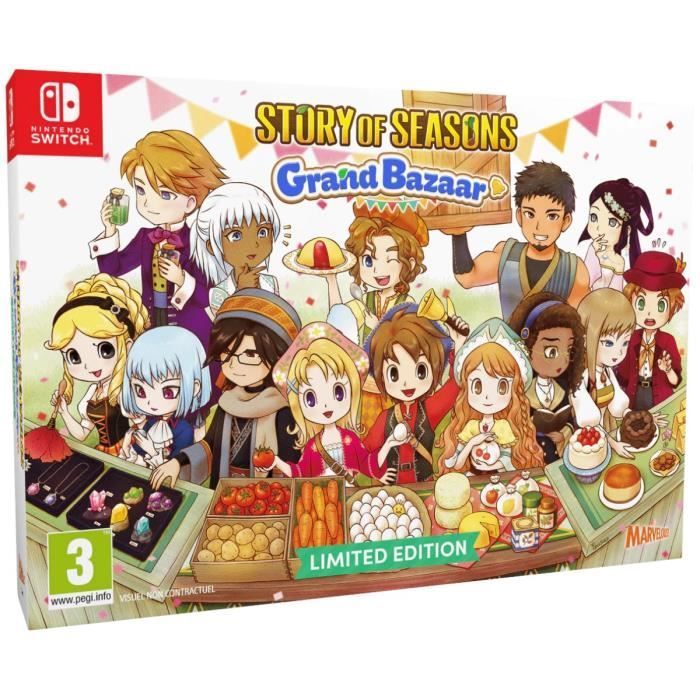 Story of Seasons: Grand Bazaar - Nintendo Switch Game - Limited Edition