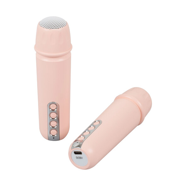 Boxă karaoke KKS-2M pentru copii, roz
