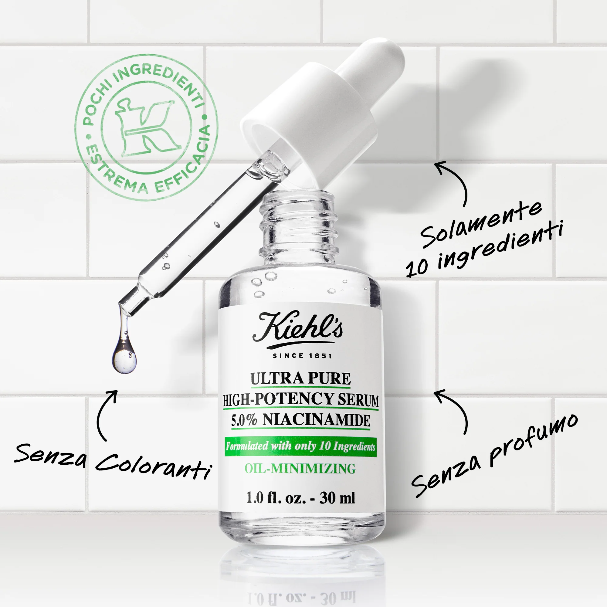 Sieri Ultra Pure High-Potency Serum 5,0% Niacinamide - Siero viso antimperfezioni