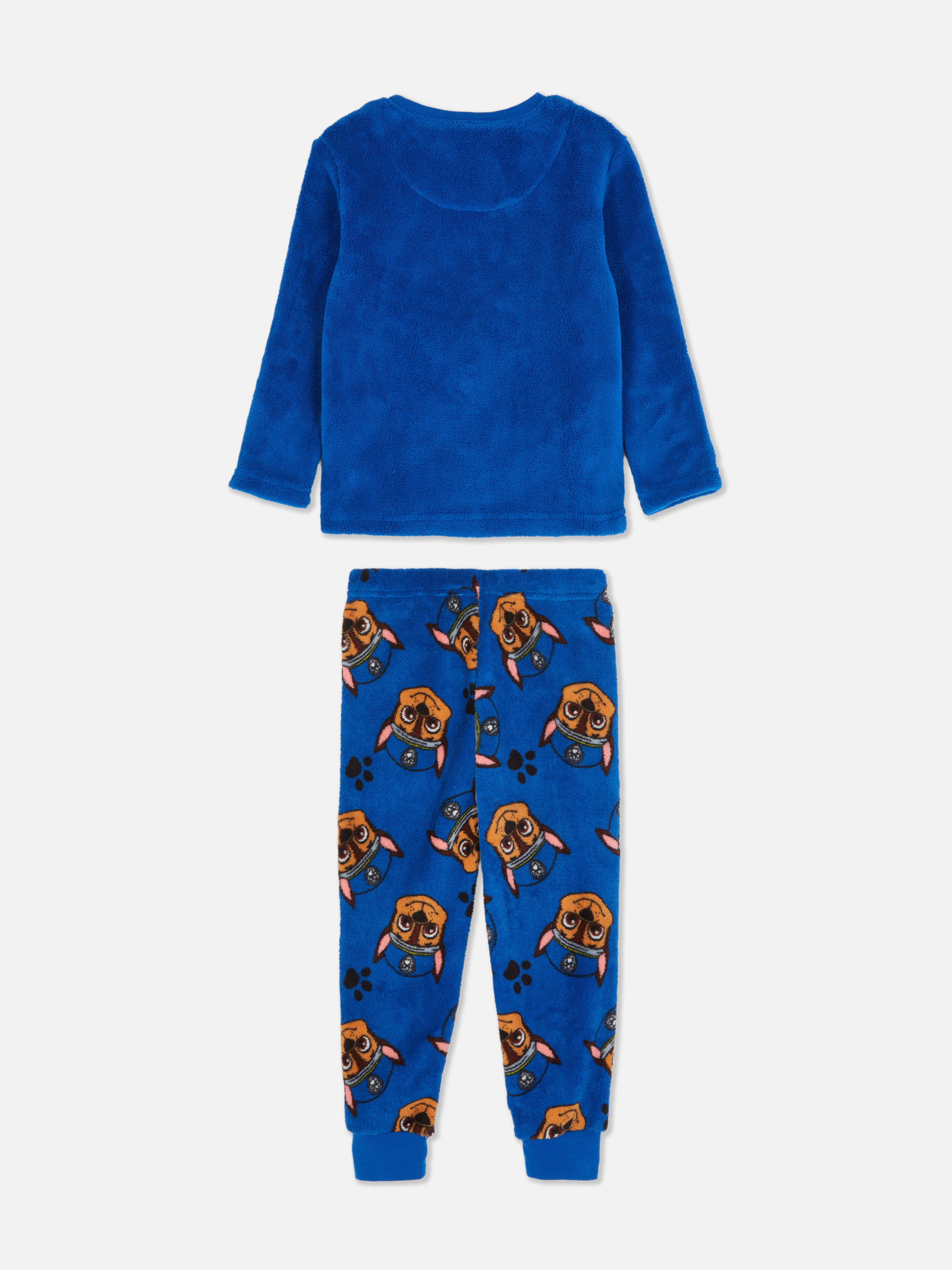 Pijamale lungi din fleece cu imprimeu PAW Patrol