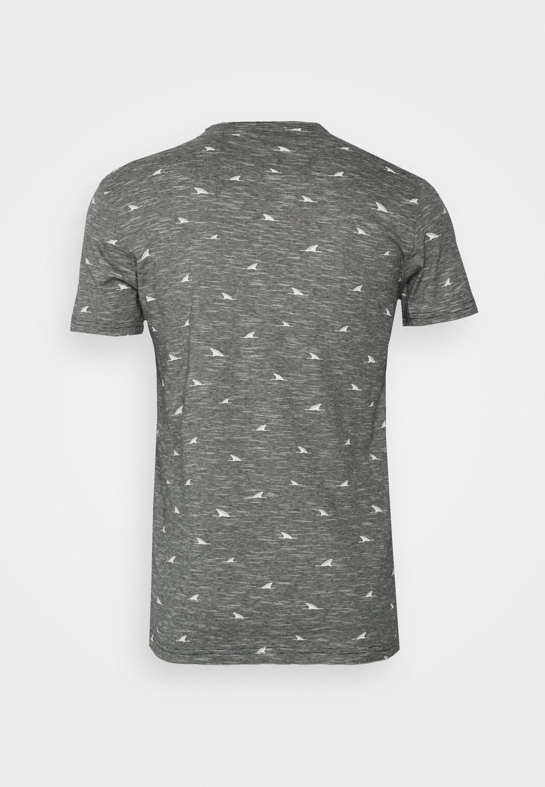 T-shirt Pier One Print - blu scuro screziato