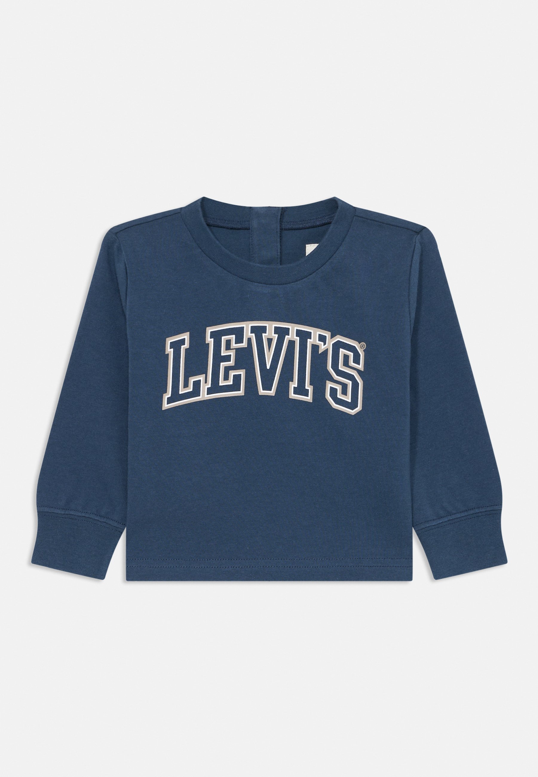 Levi's® COLLEGIATE TEE - Top met lange mouwen - donkerblauw