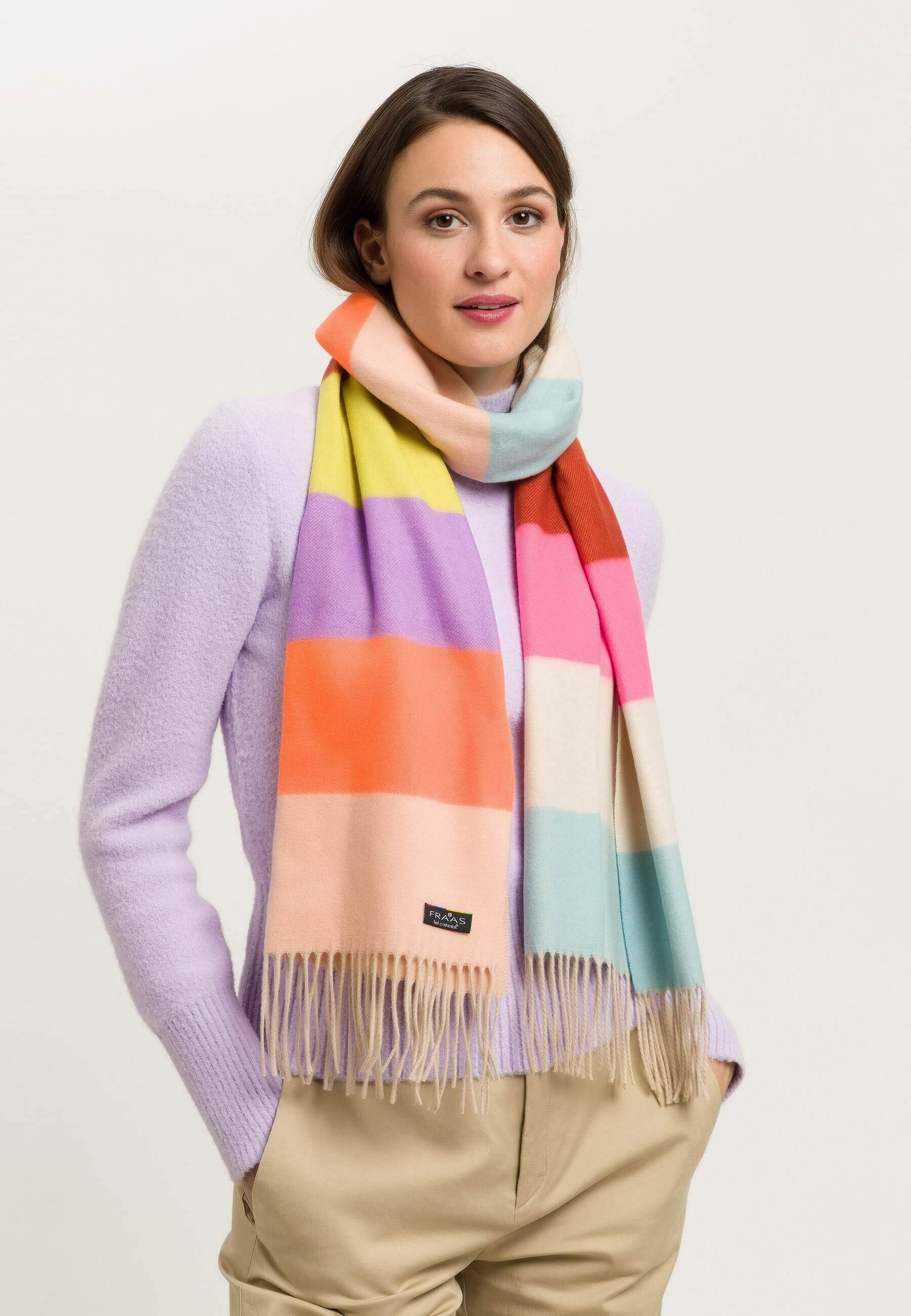 FRAAS CASHMINK STRIPES - Sjaal - veelkleurig
