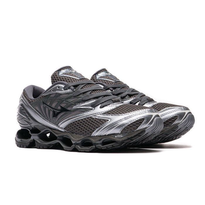 Mizuno Wave Prophecy LS Sneakers – Sand Black Black Metallic Grey – Performance & Elegance