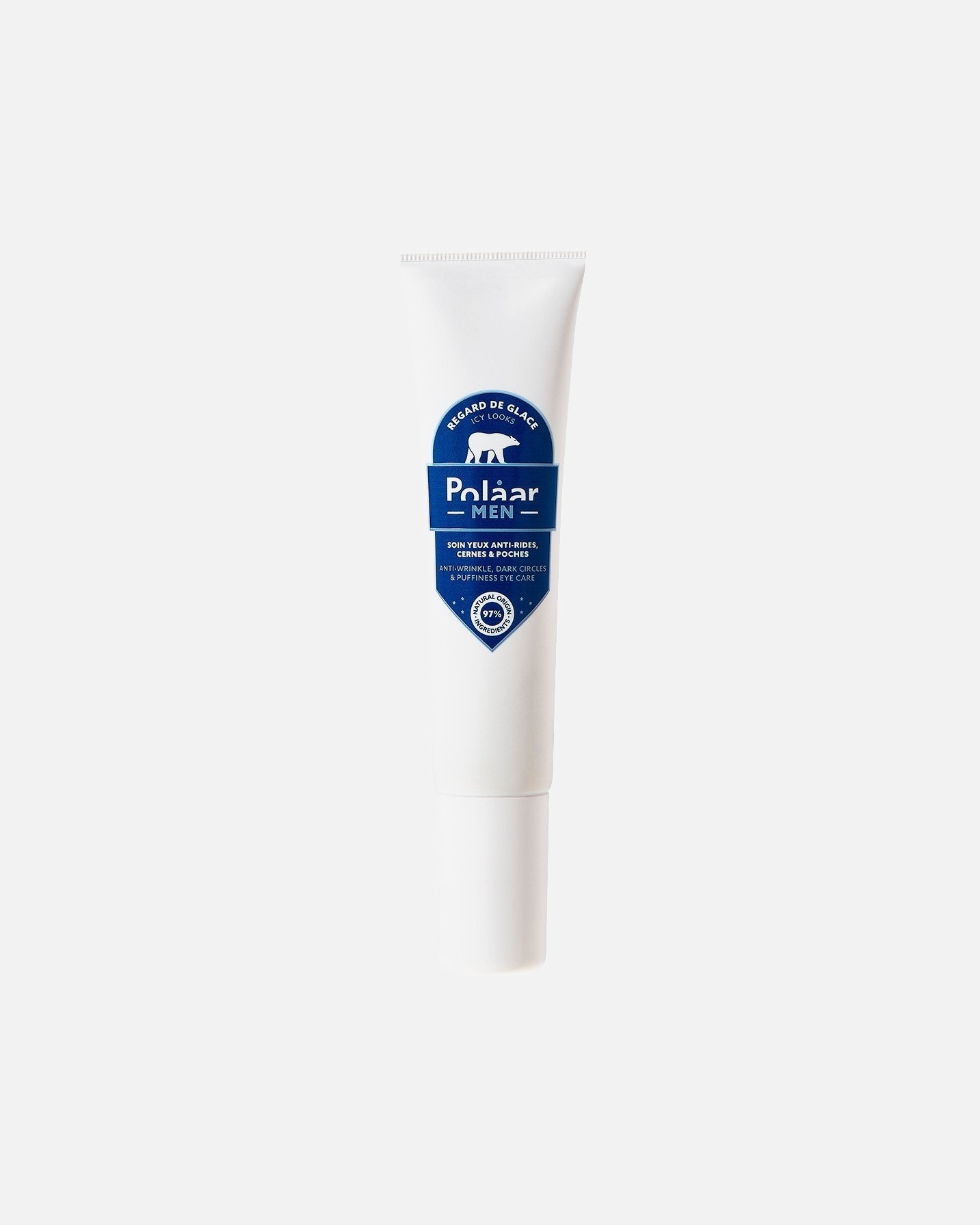 Krema za oči Polaar za moške z ledeno kremo za predel okoli oči - 15 ml