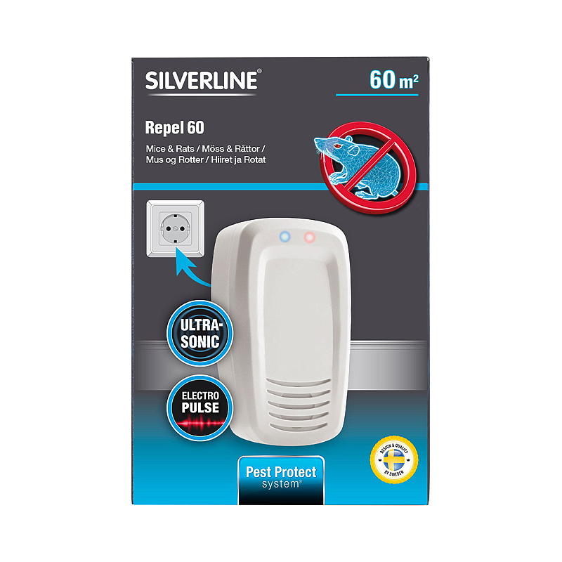 Silverline Mus- og rotteavvisende middel Repel 60 Silverline