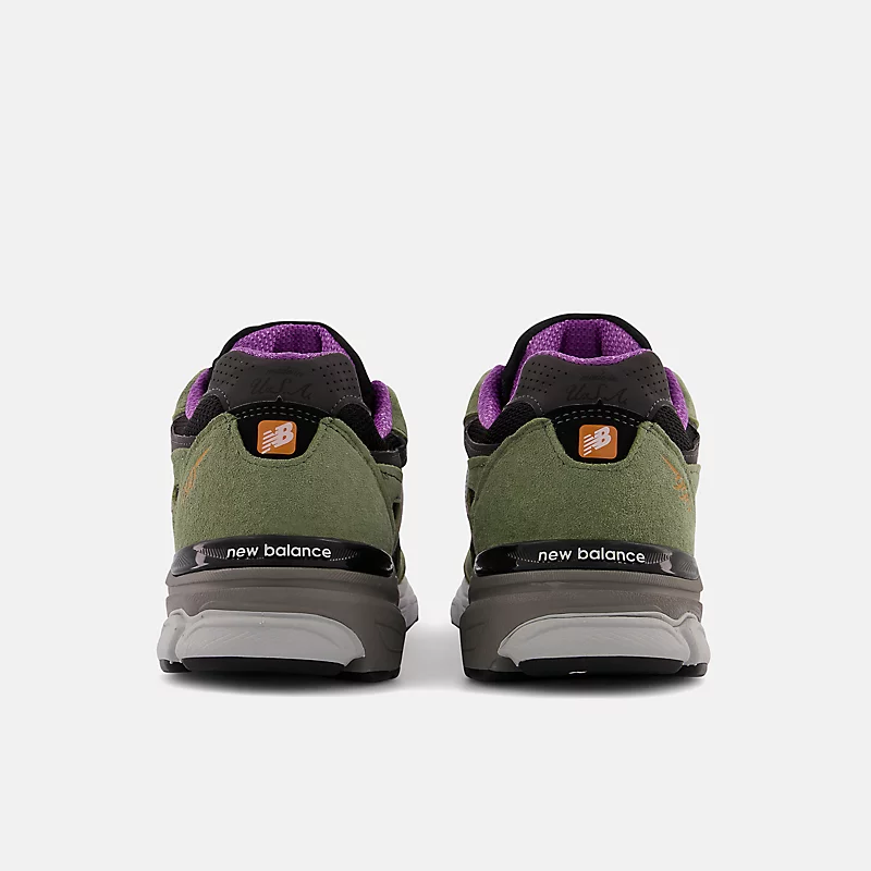 Herenschoenen MADE in USA 990v3 - Olijfblad met zwart