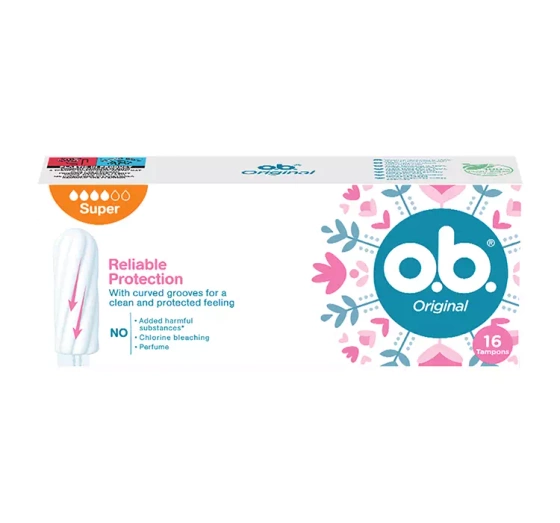 O.B. Original Reliable Protection tampony Super 16 sztuk
