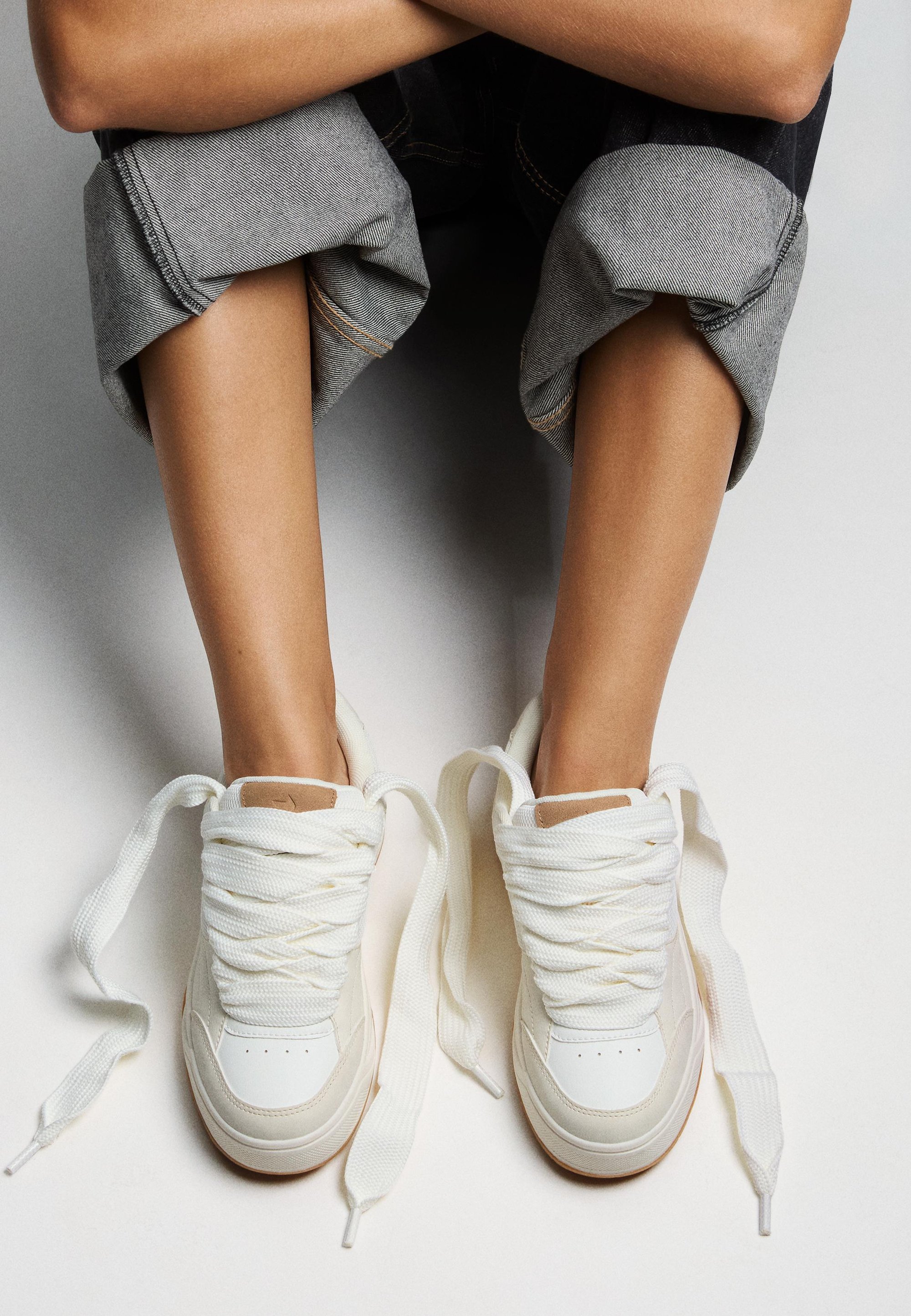 Bershka sneakers - wit