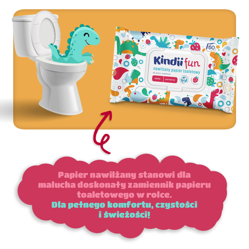 Kindii Toilettenpapier, 60 Stück