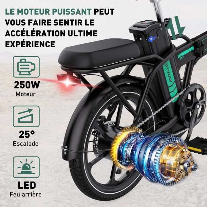 HITWAY Vélo électrique Pliable 16