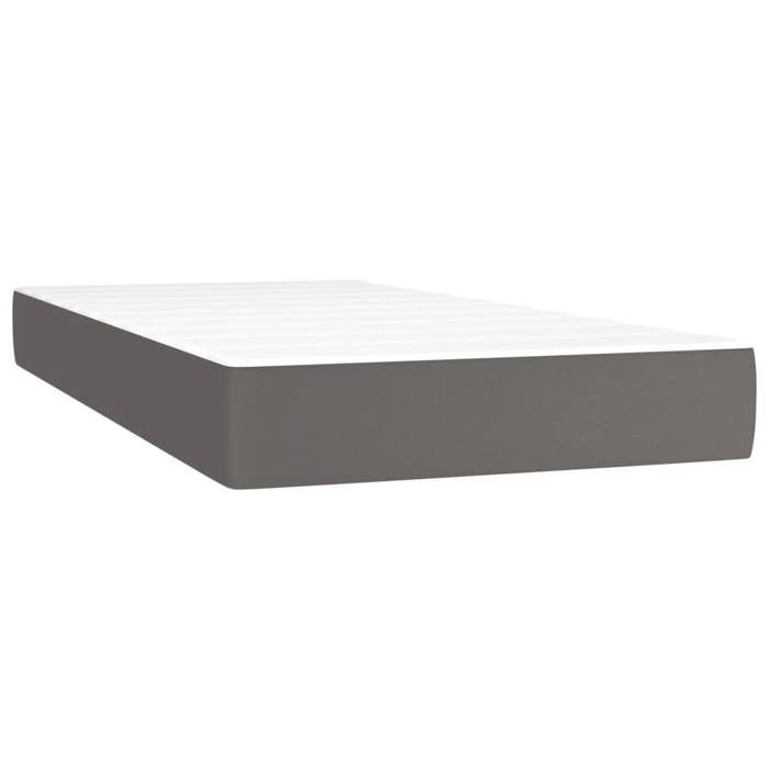 Rete a doghe con materasso - Maison Exclusive - Ecopelle - 80x200 cm - Massimo relax