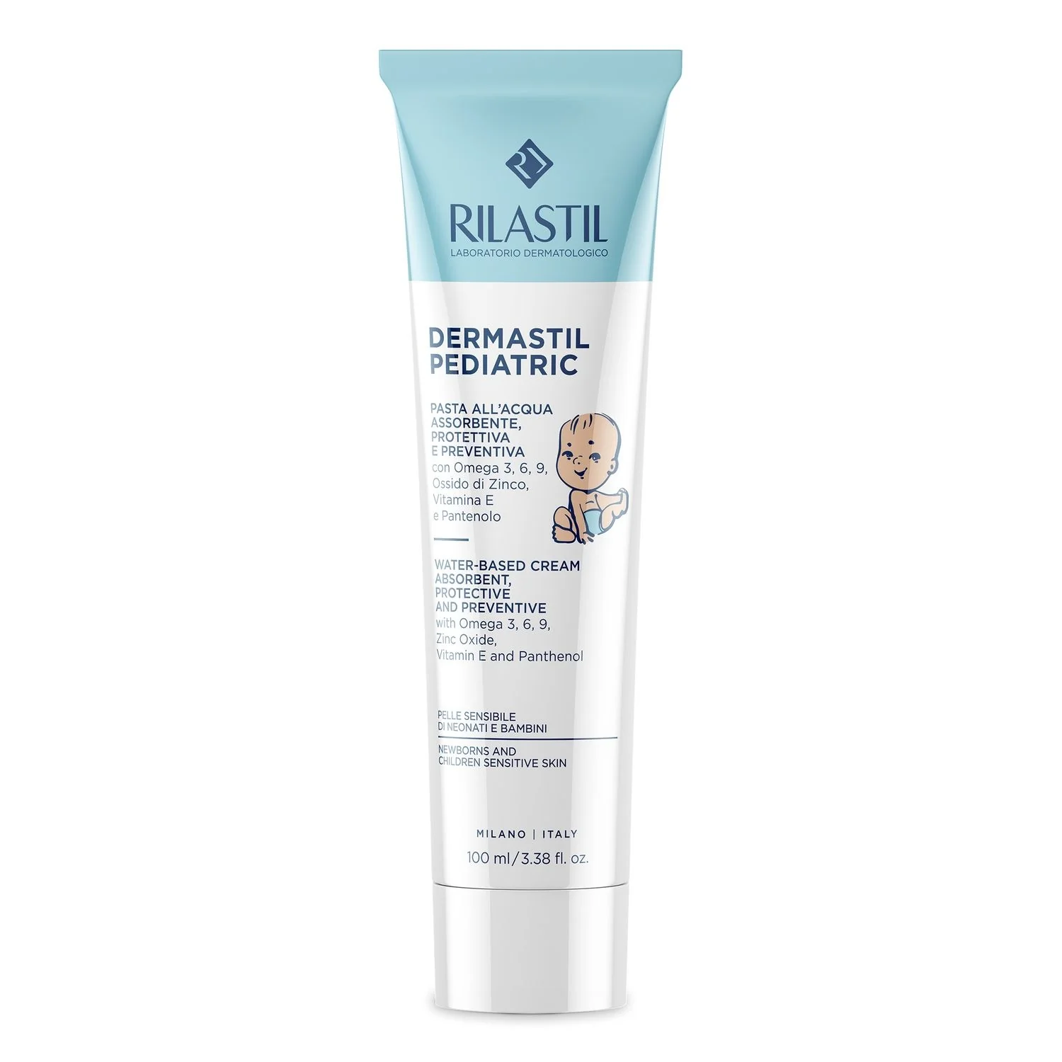 Dermastil Pediatric - Pasta all'acqua - Trattamento Bebè, Prodotti per Bambini