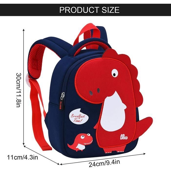 Waterproof Dinosaur Backpack for Children, Kindergarten School Bag for Boys, Preschool Backpack for Girls and Boys