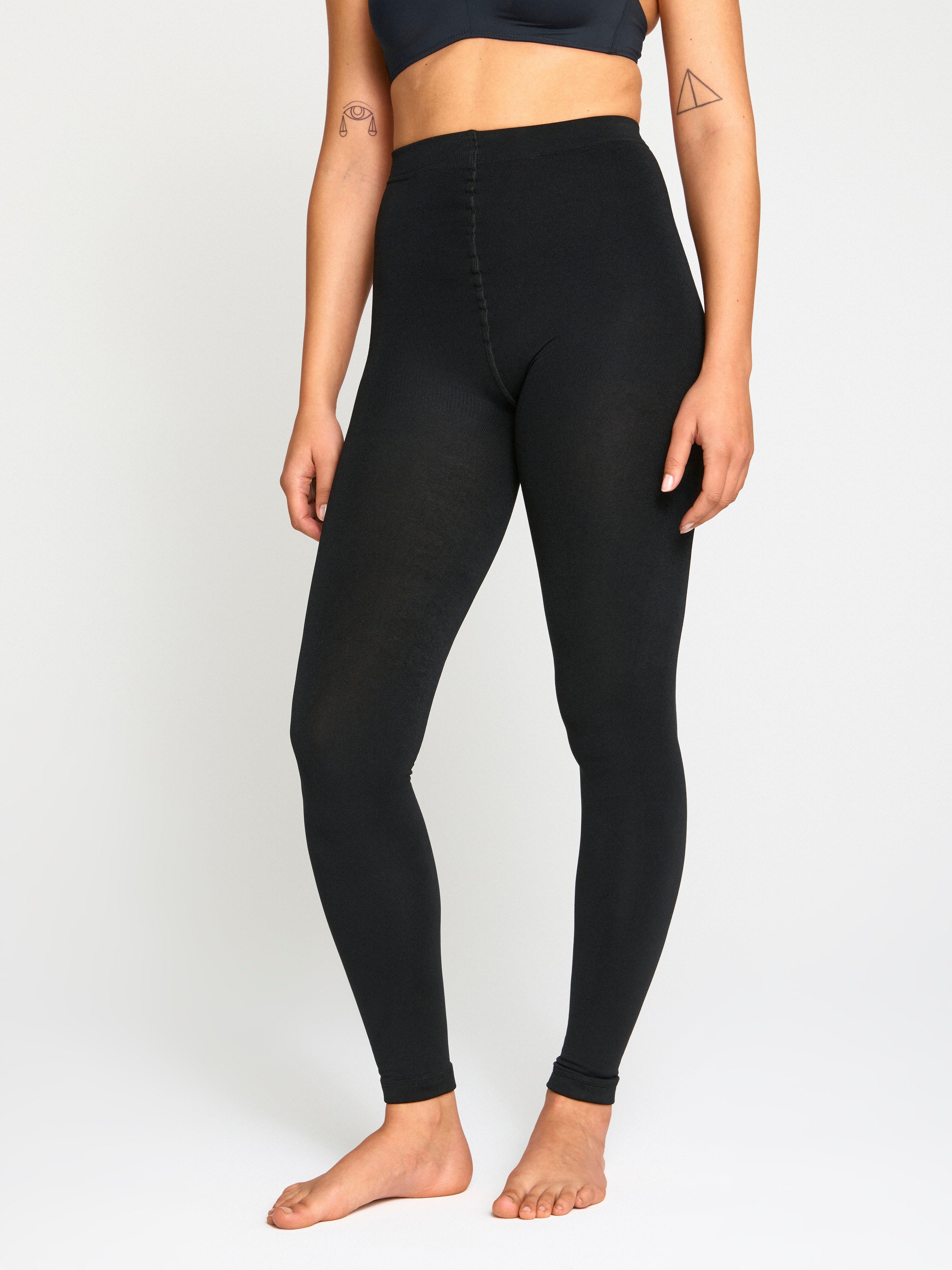 Leggings con interior cepillado negro