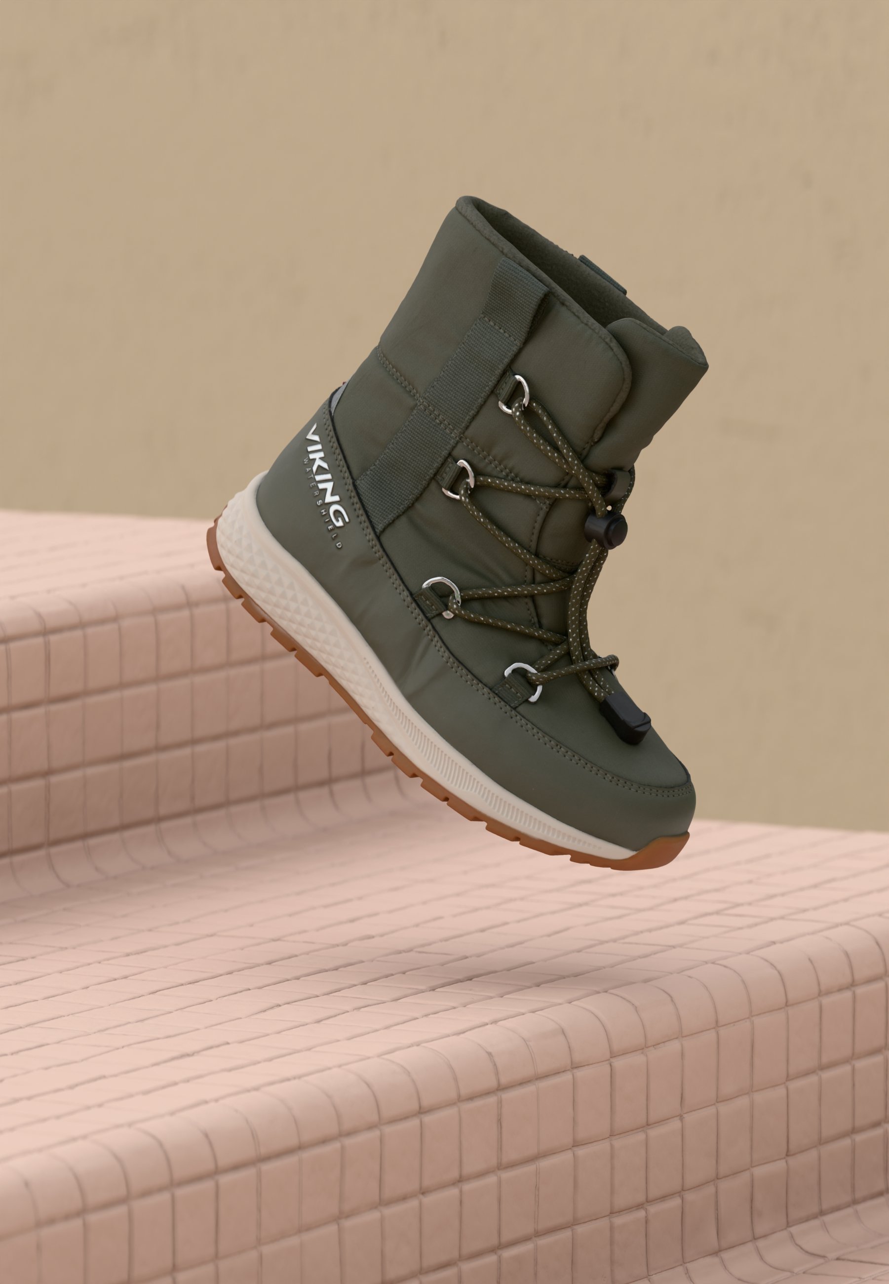 Viking EQUIP WARM WP - Veterschoenen - olijfgroen
