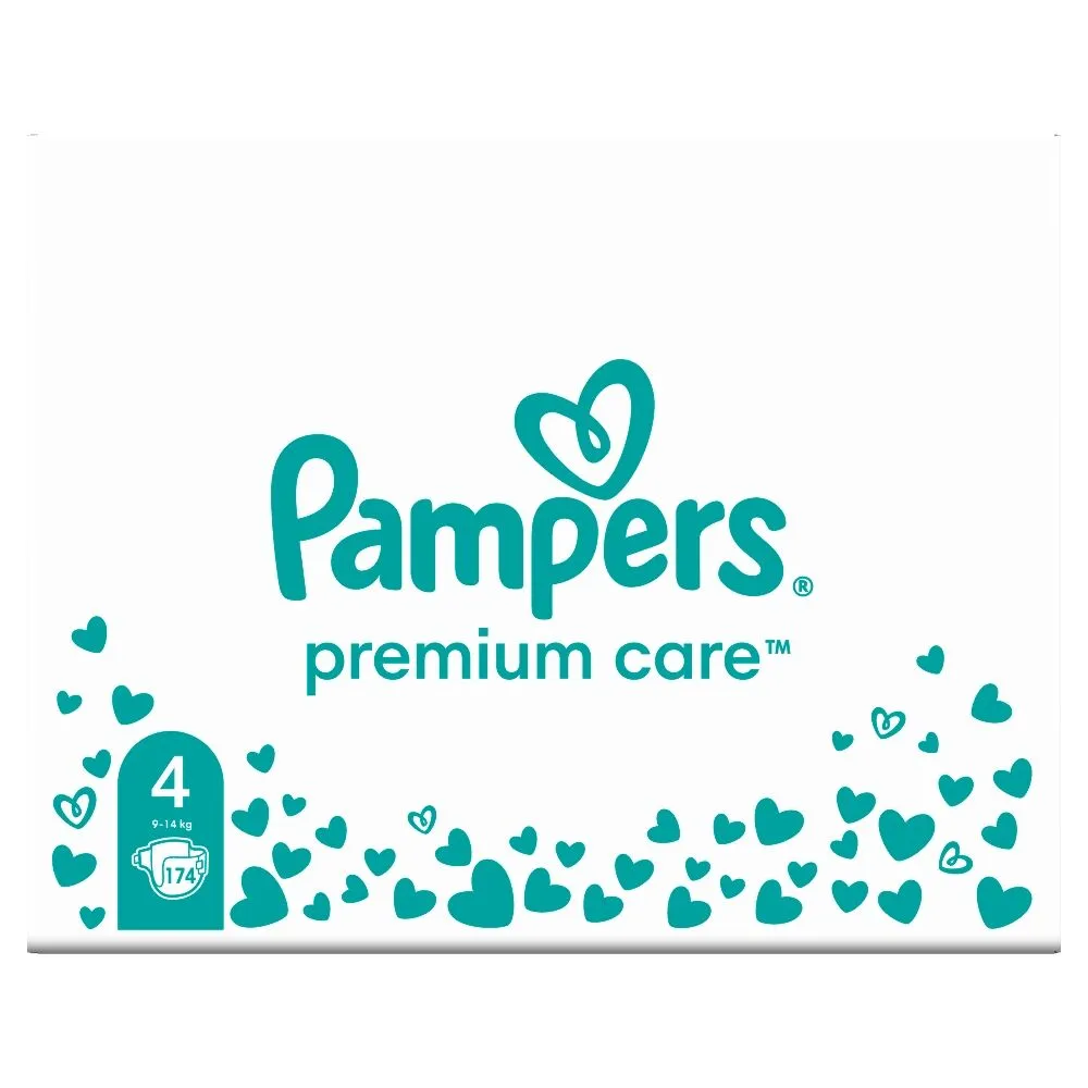 Pampers Premium Care Pieluchy (4) Maxi 174 szt.