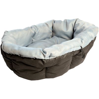 Funda de sofá Ferplast de tweed azul para cesta de perro Siesta Deluxe
