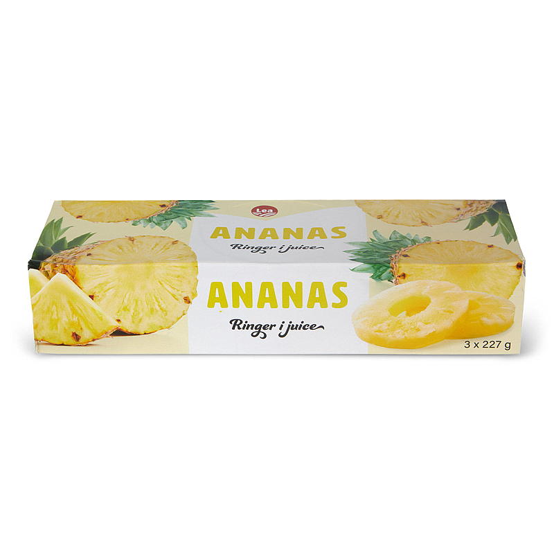 Lea Ananasringe 3-pak LEA