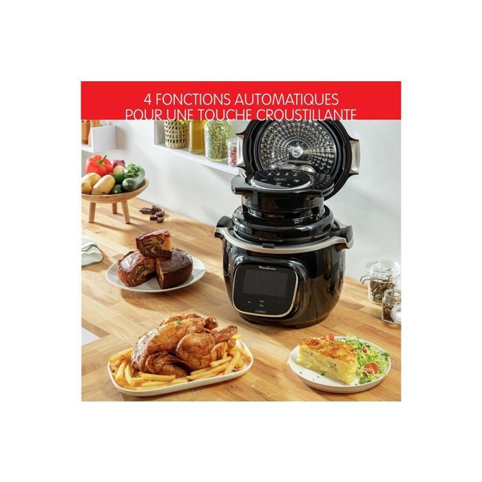 Moulinex Cookeo Extra Crisp, Air fryer lid, Crispy recipes, EZ150800