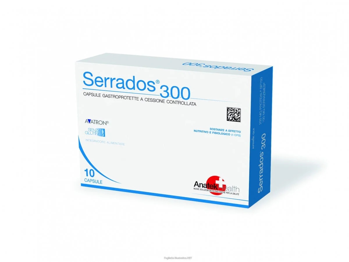 SERRADOS Serrados 300 Supplement voor infectie 10 capsules