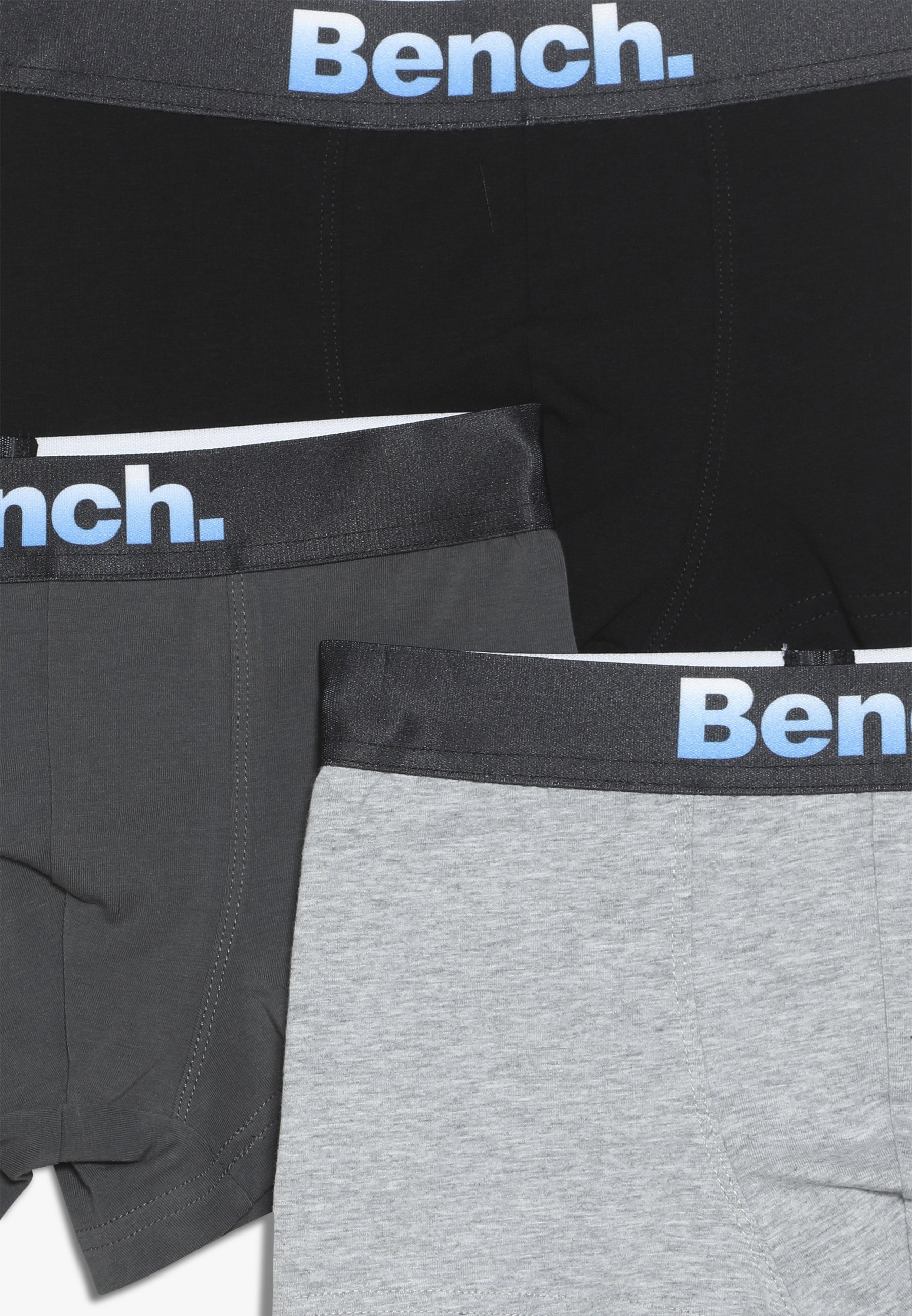 Bench BOXER 3-PACK - Broeken - antraciet/grijs/zwart