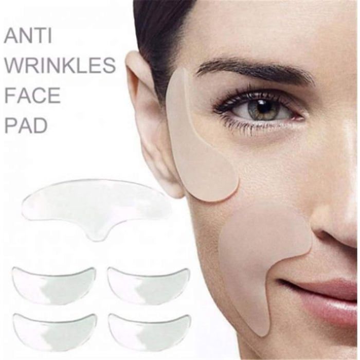Patchs faciaux anti-rides réutilisables, soin front/bouche/lèvre supérieure, anti-âge Label