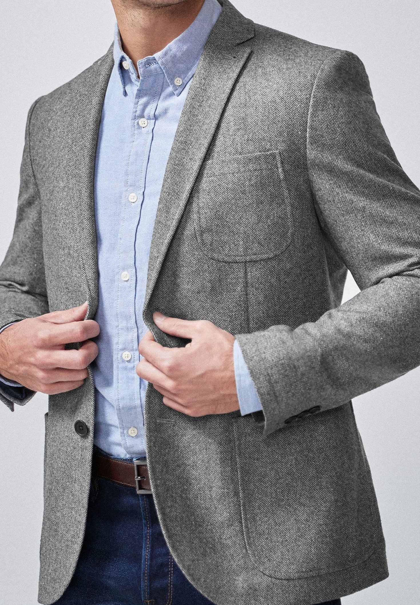 Giacca blazer Next - grigia