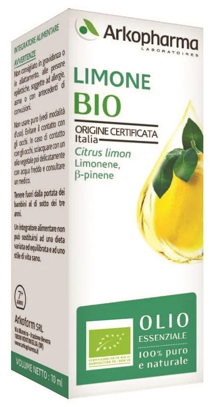ARKOPHARMA Arkopharma Biologische Citroen Essentiële Olie 15 ml Lichaamswelzijn